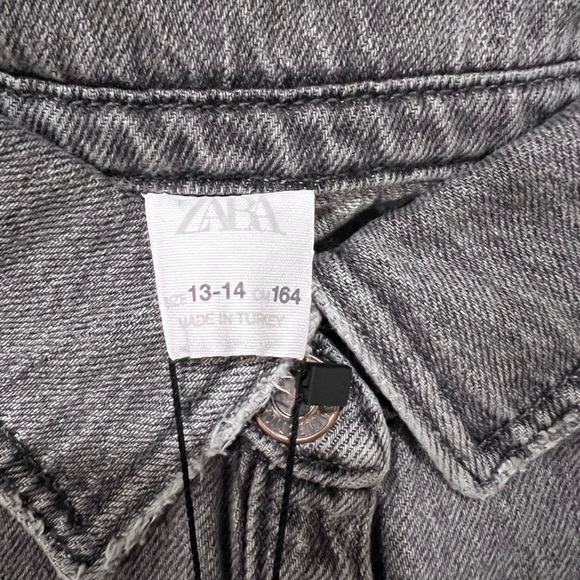 Zara Snap Button Denim Shirt/Overshirt - Picture 7 of 8